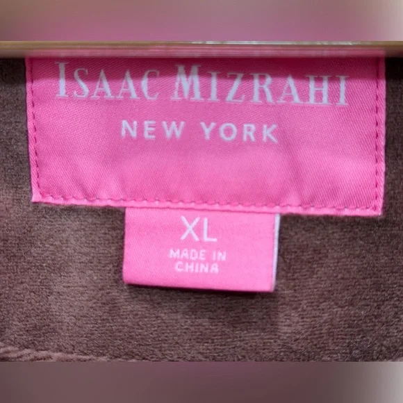 Isaac Mizrahi Plush Puffer Coat Dusty Mauve Size XL | Soft Quilted Jacket | EUC - Picture 6 of 7